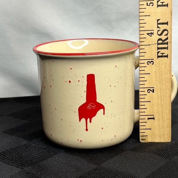 Coffee Mug Cup SIV Makers Mark Whiskey Bottle Top Red Wax Drip - Picture 7 of 8